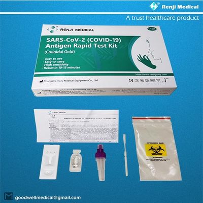 SGSの証明書の抗原の急速なテスト キットの鼻の綿棒Igmの急速なテスト カセット